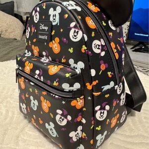 Loungefly Disney Halloween Glow in the Dark Mickey Backpack